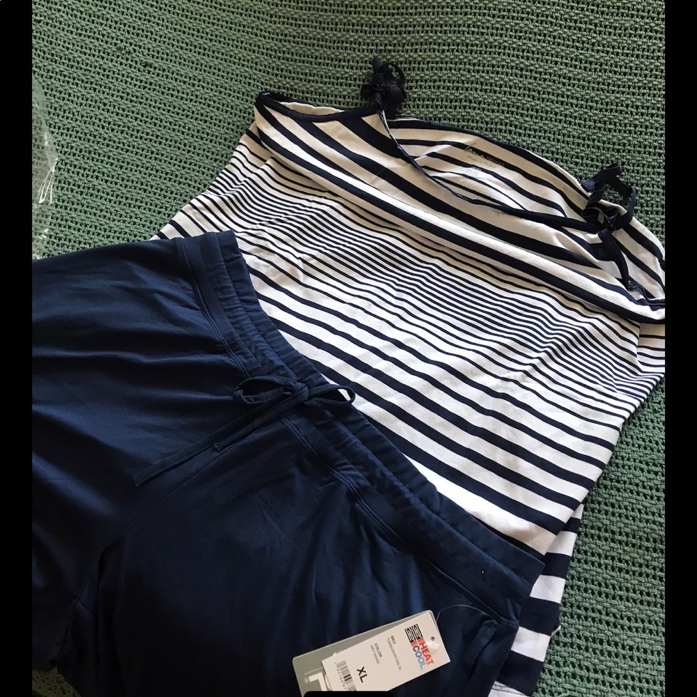 2 Pair Sleep Cool Shorts w/Cami